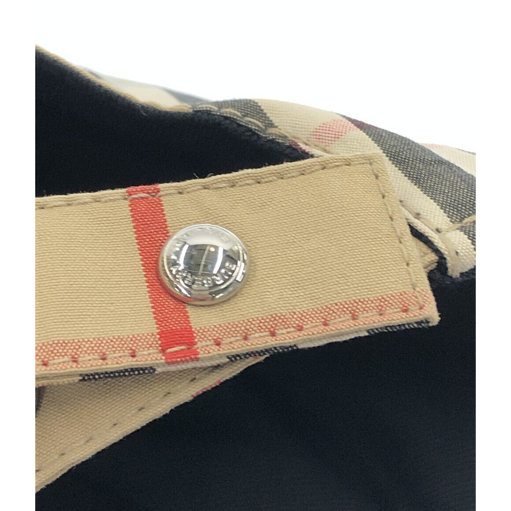 Burberry Button Check Pattern Cap - Picture 7 of 8